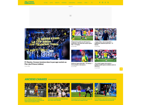 Aperçu du site Tribune Nantaise